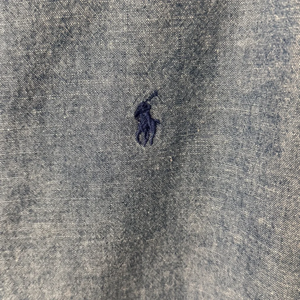 Ralph Lauren Men's Blue Custom Fit Button Down Shirt Dark XXL - Picture 2 of 6